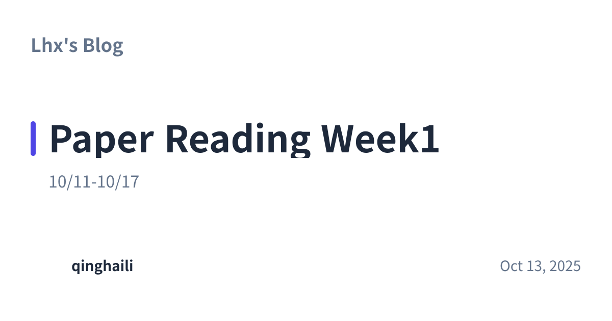 Share preview for Paper Reading Week1